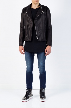 Leather jacket, zdjęcie 2 Leather jacket od Diesel Black Gold